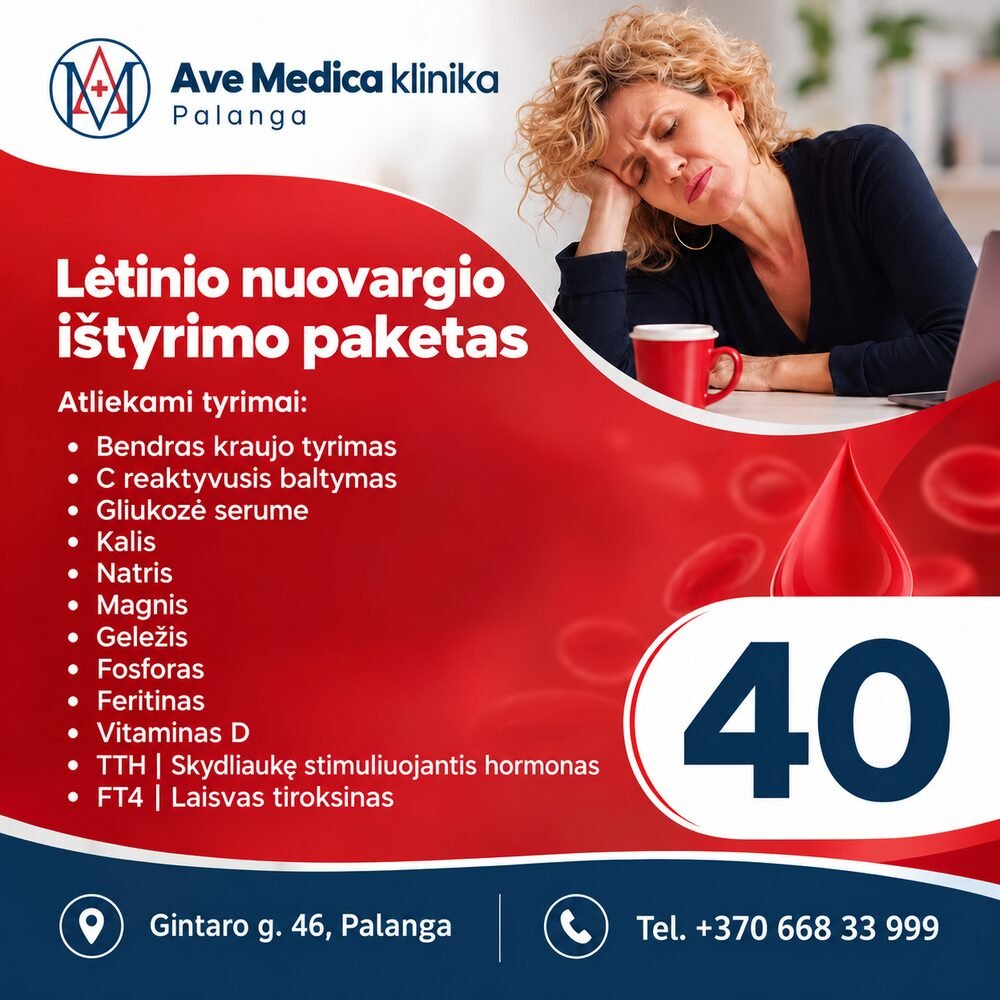 Lėtinio nuovargio ištyrimo paketas