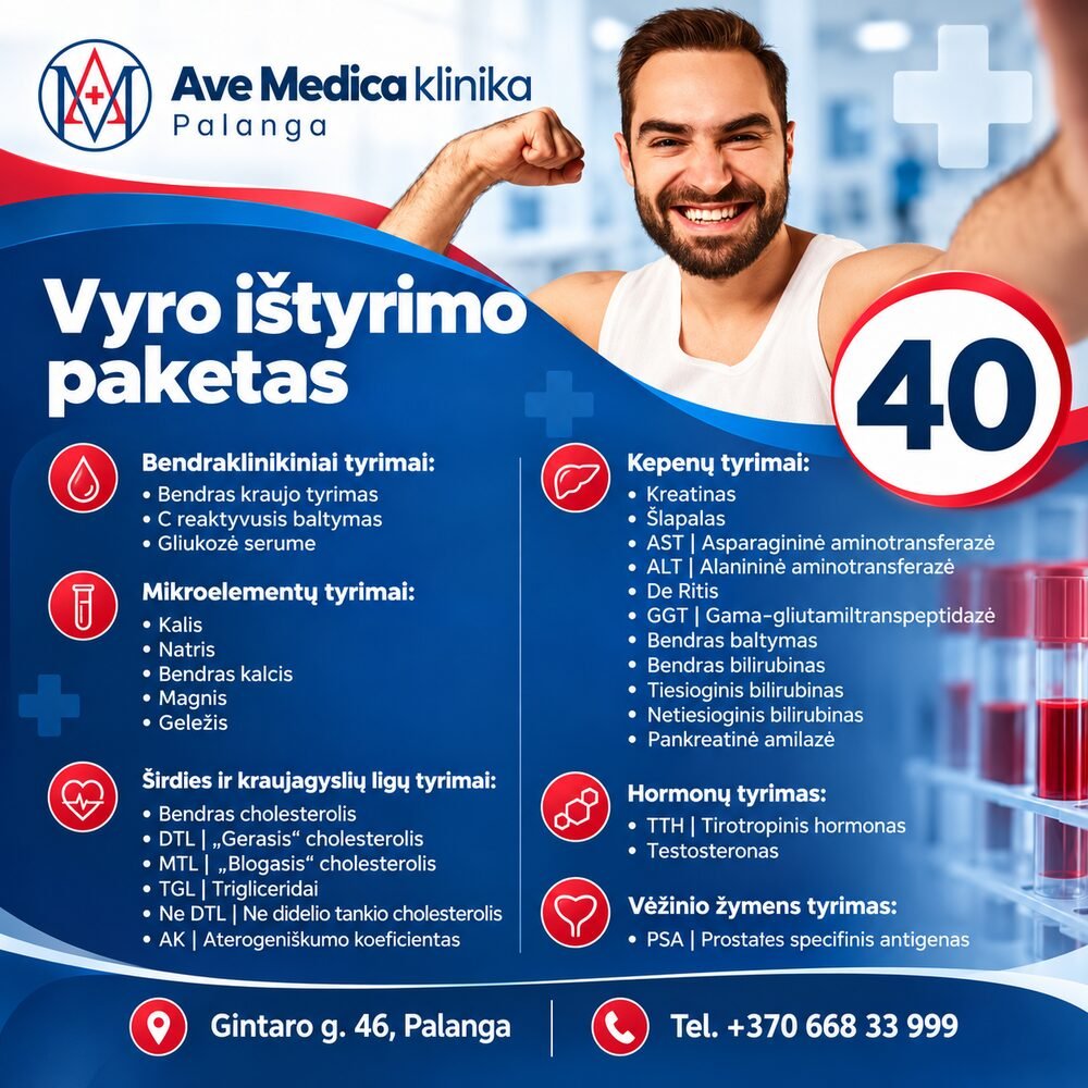 Vyro ištyrimo paketas